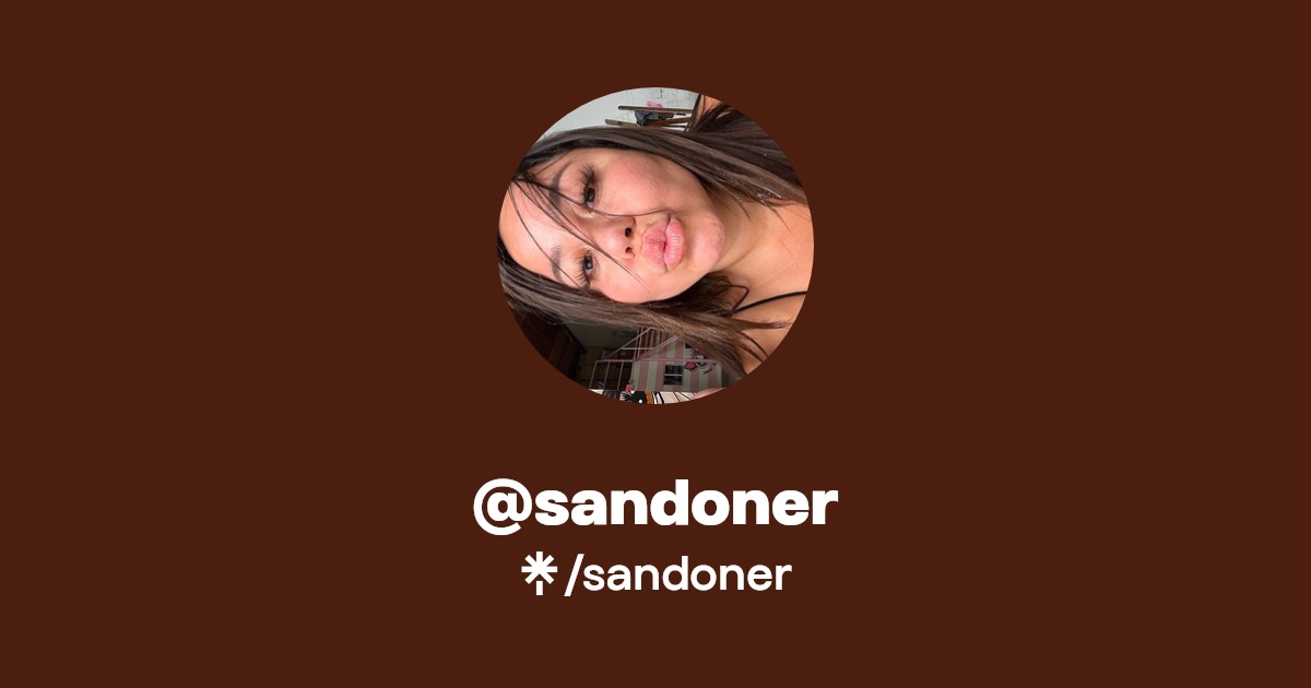 sandoner | TikTok | Linktree