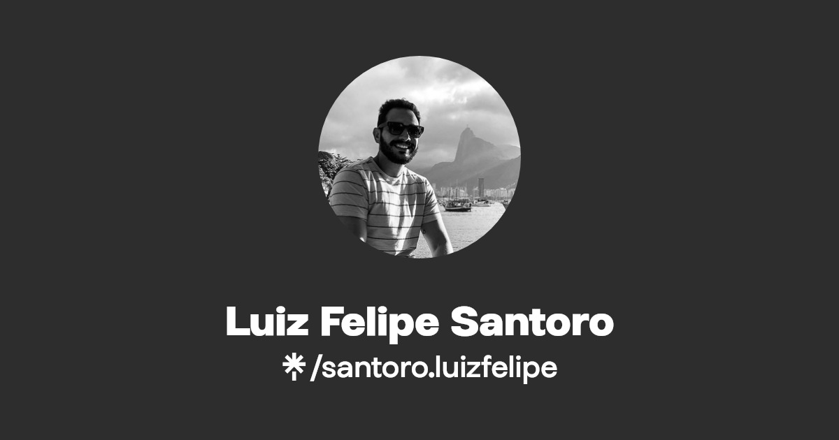 Luiz Felipe Santoro Instagram Linktree