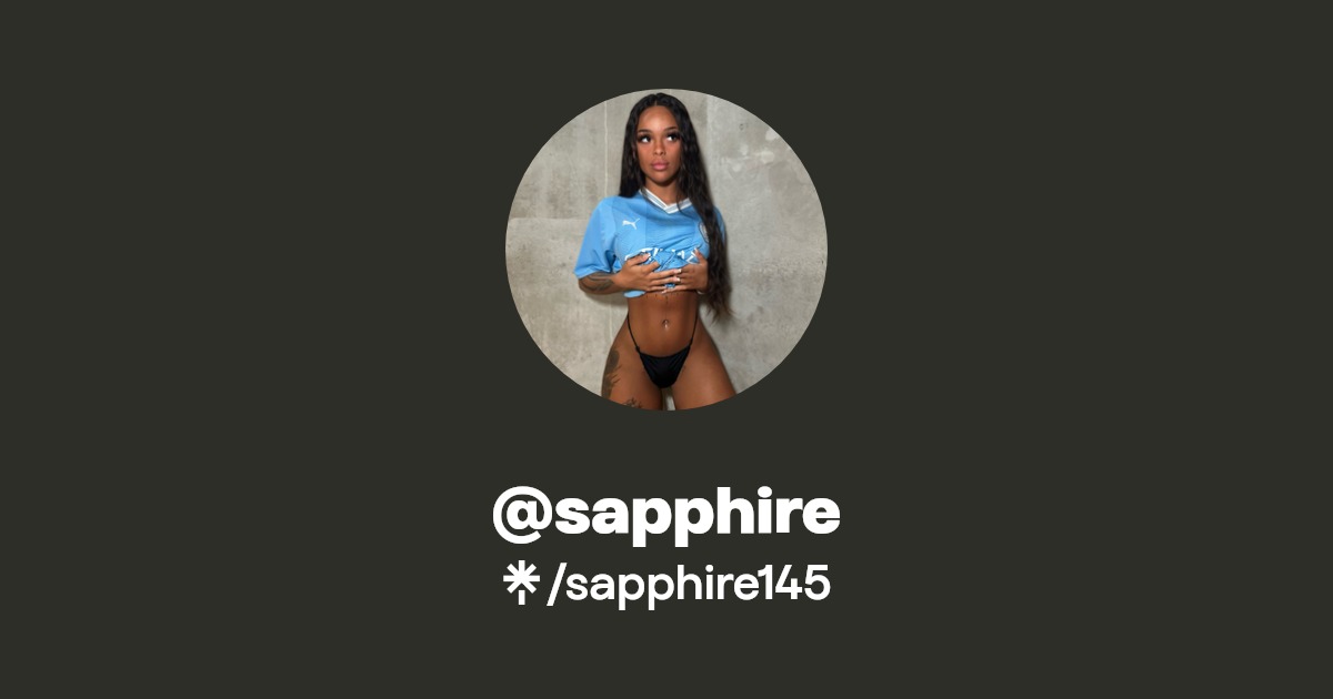 @sapphire - Find @sapphire Onlyfans - Linktree