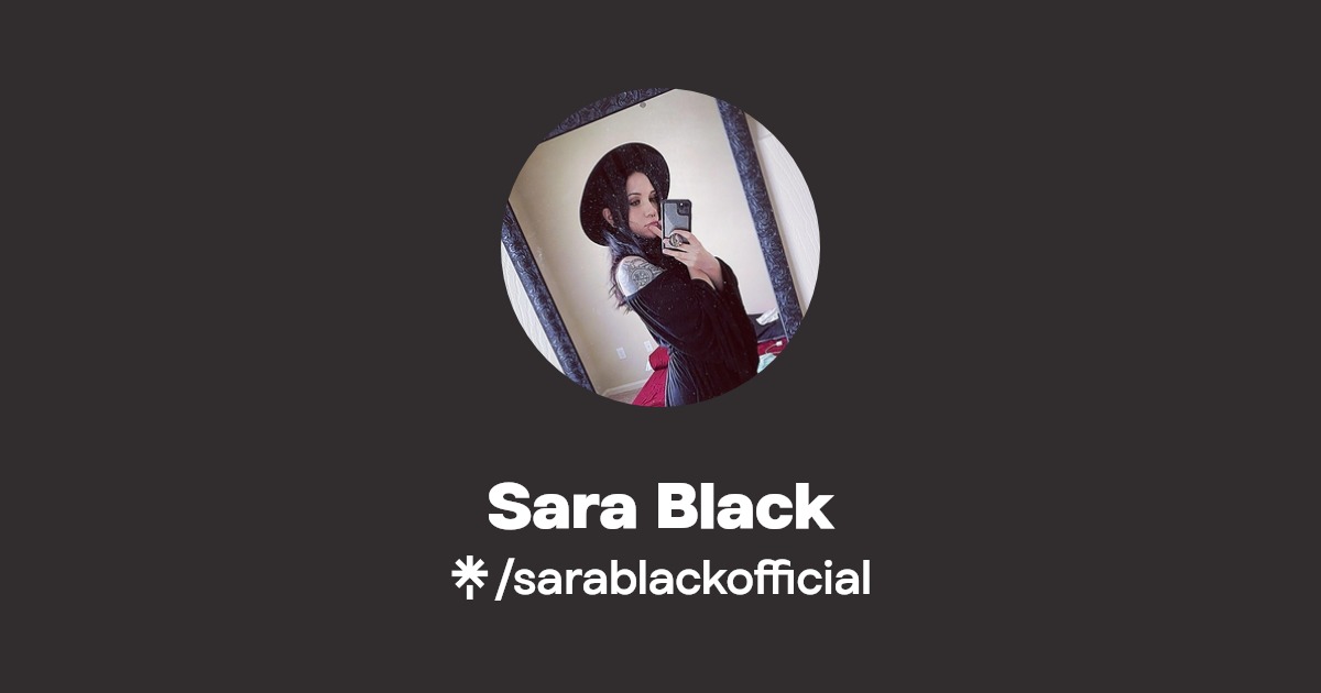 Sara Black - Find Sara Black Onlyfans - Linktree