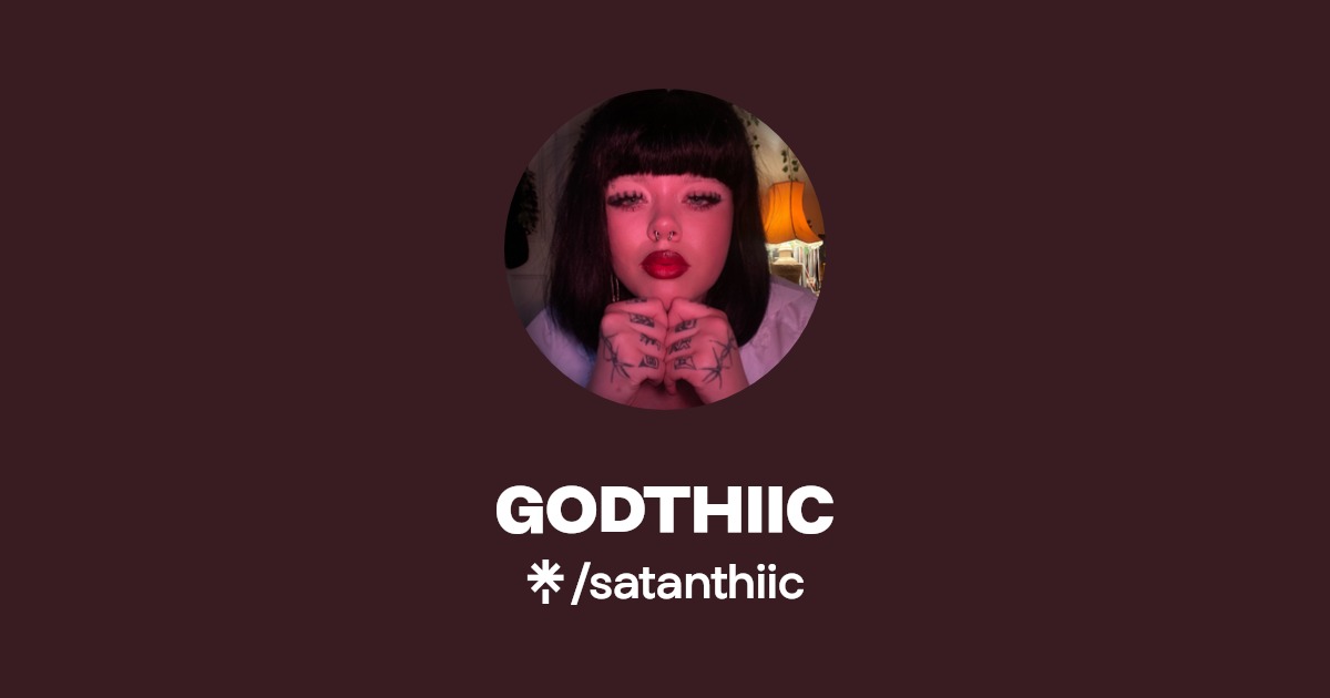 GODTHIIC - Find GODTHIIC Onlyfans - Linktree