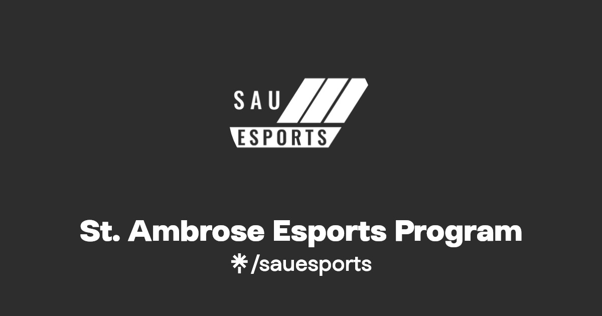 St. Ambrose Esports Program Twitter, Instagram, Facebook Linktree