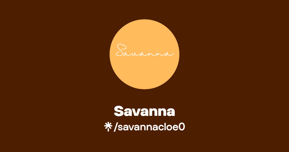 Savanna Linktree