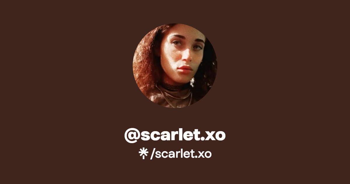 scarlet.xo - Find @scarlet.xo Onlyfans - Linktree