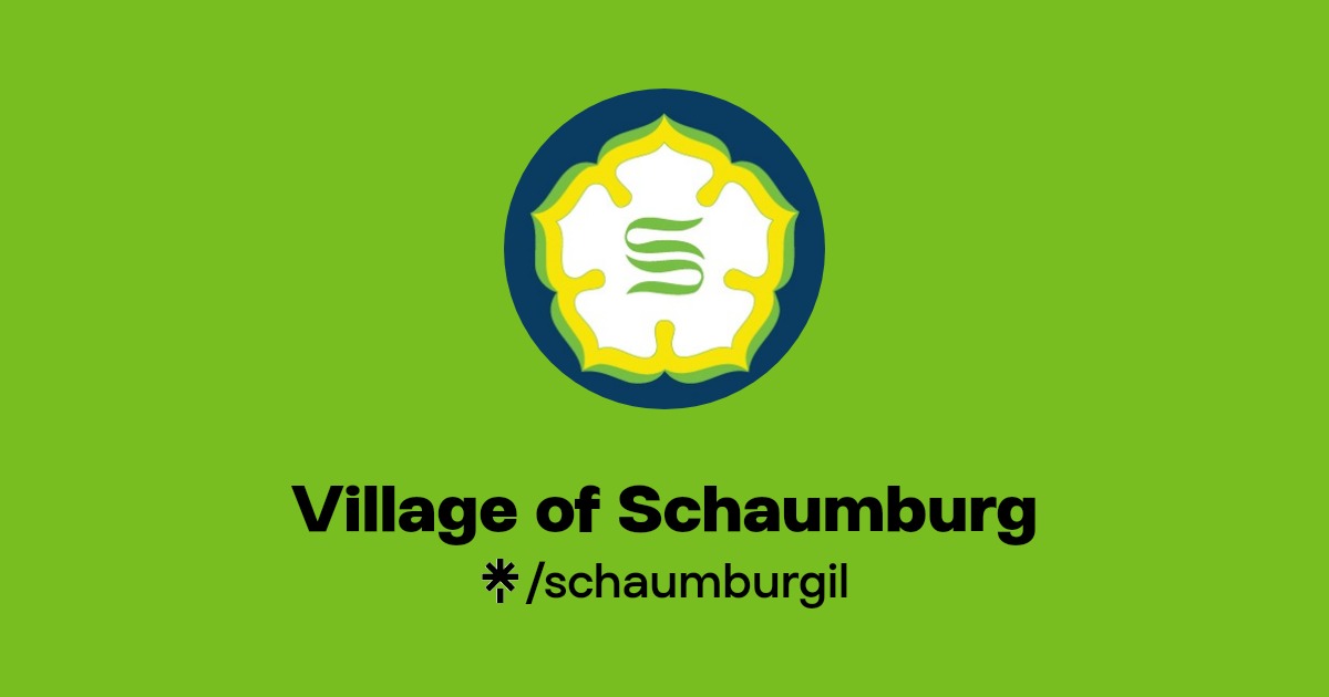 Village of Schaumburg Instagram, Facebook Linktree