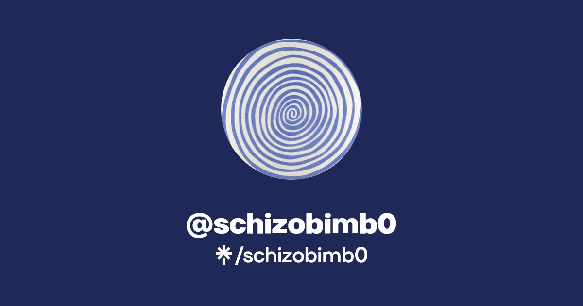 schizobimb0 | Instagram, TikTok | Linktree