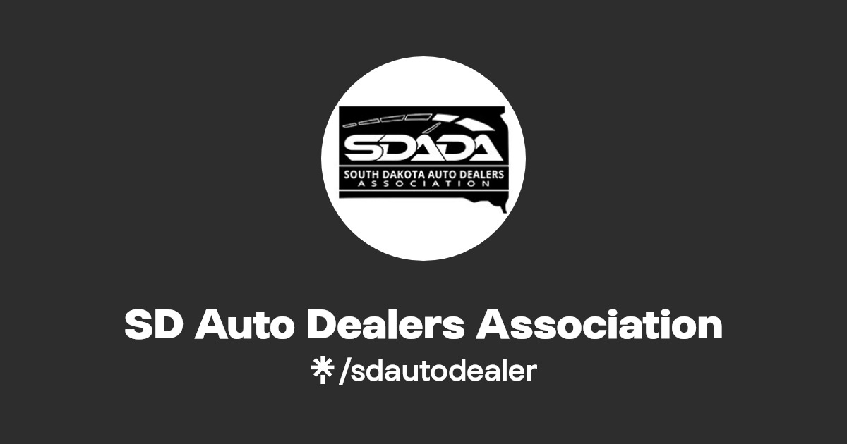 SD Auto Dealers Association Instagram, Facebook, TikTok Linktree