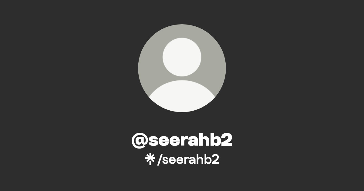 @seerahb2 | Linktree