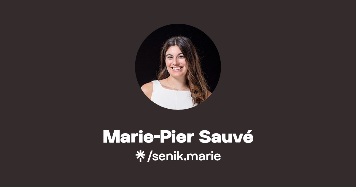 MariePier Sauvé Instagram, Facebook Linktree