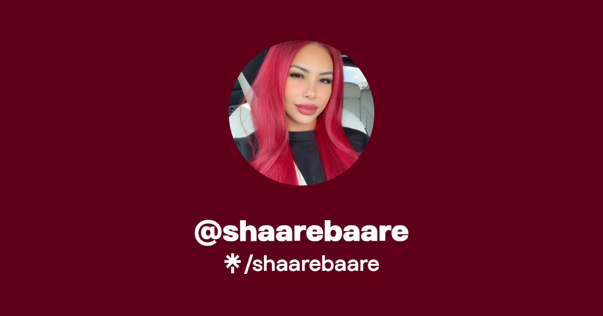 shaarebaare | Twitter, Instagram | Linktree