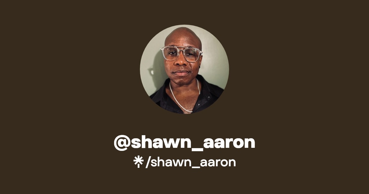 shawn_aaron Listen on YouTube, Spotify Linktree