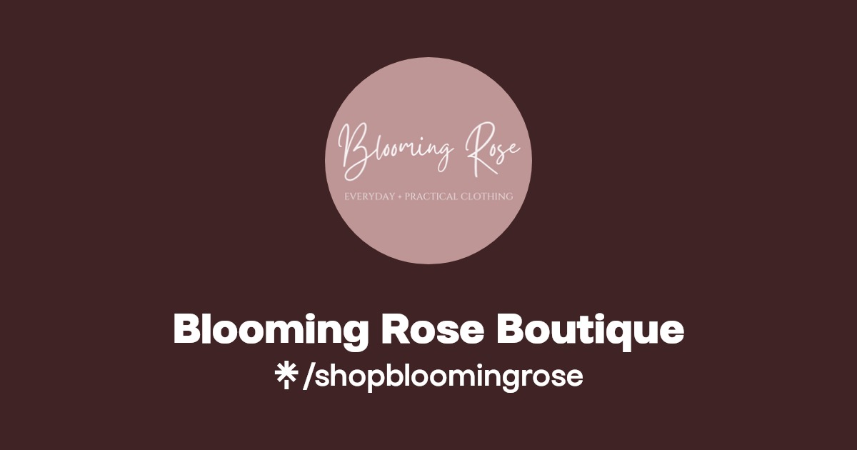 Blooming Rose Instagram, Facebook, TikTok Linktree