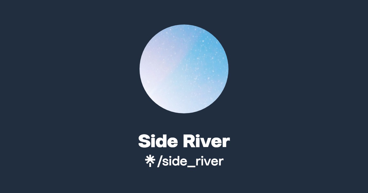 Side River Twitter, Instagram Linktree