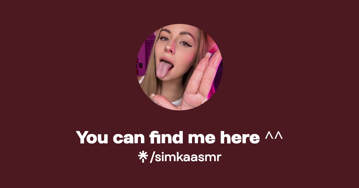 You can find me here ^^ | Instagram, TikTok, Twitch | Linktree