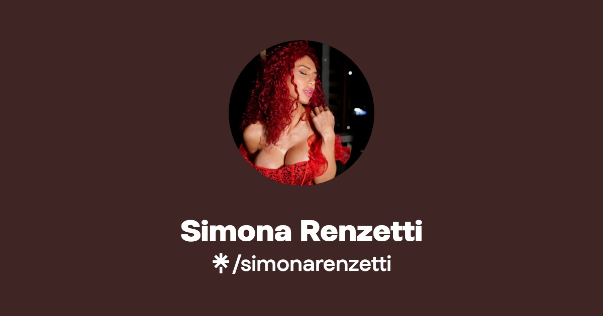 Simona Renzetti | Instagram | Linktree