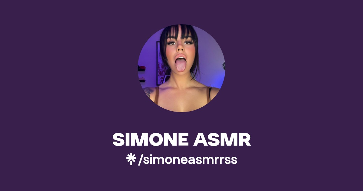 SIMONE ASMR - Find SIMONE ASMR Onlyfans - Linktree