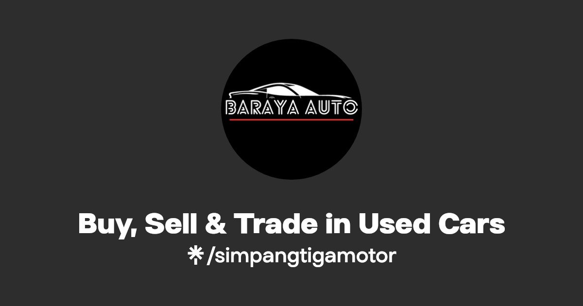Buy, Sell & Trade in Used Cars Instagram, TikTok Linktree