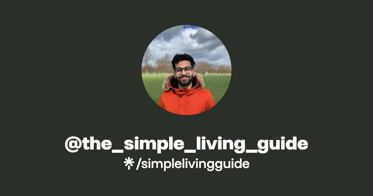 the_simple_living_guide Linktree