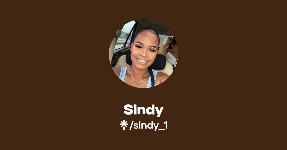 Sindy | TikTok | Linktree