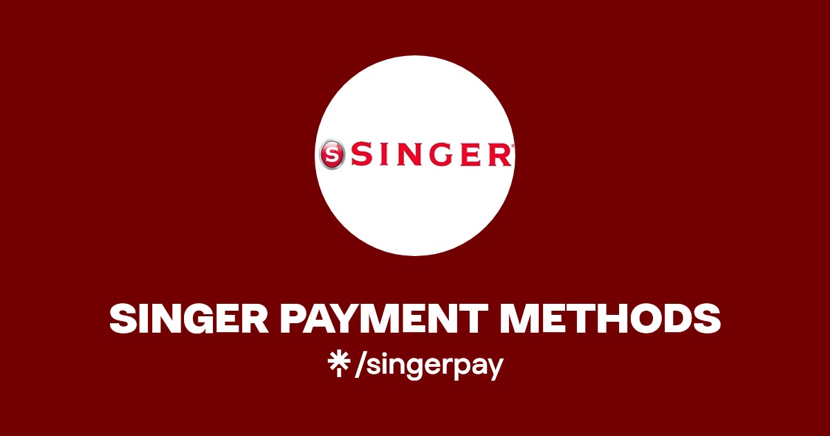 SINGER PAYMENT METHODS Linktree