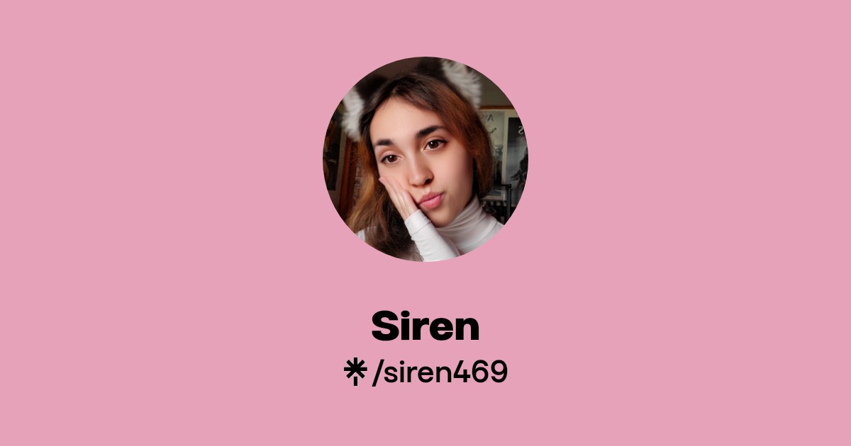 Siren - Find Siren Onlyfans - Linktree