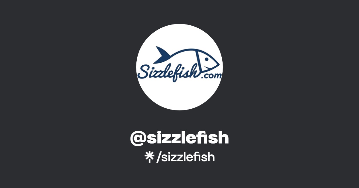sizzlefish Instagram, Facebook Linktree