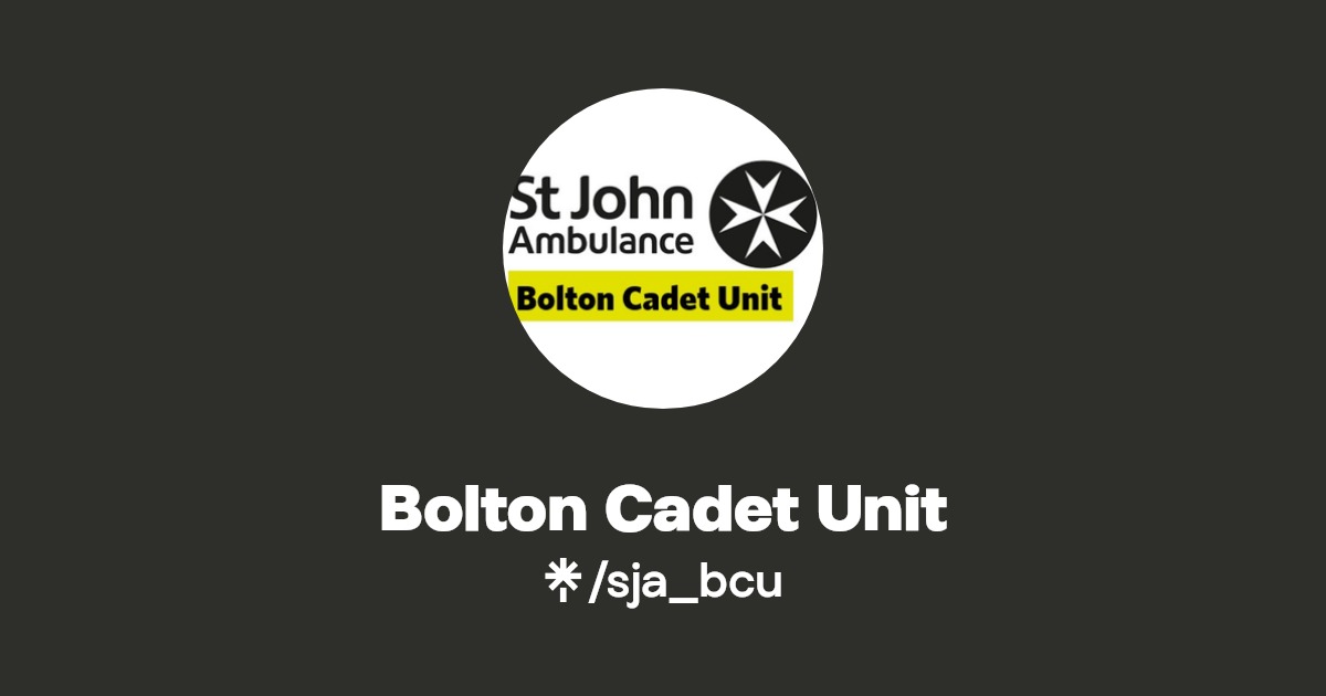 Bolton Cadet Unit Twitter, Instagram, Facebook Linktree
