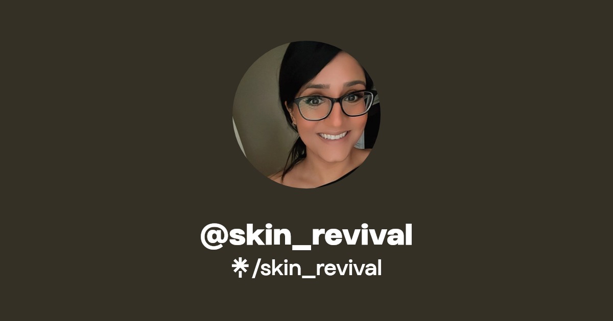 skin_revival Facebook Linktree