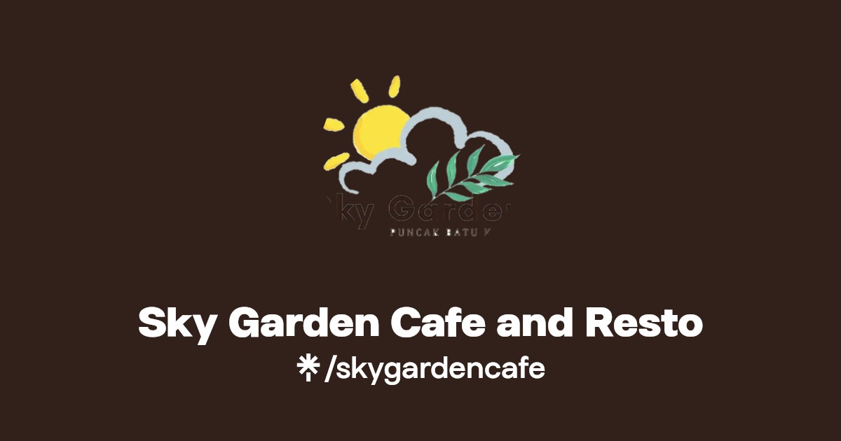 Sky Garden Cafe and Resto Instagram, TikTok Linktree