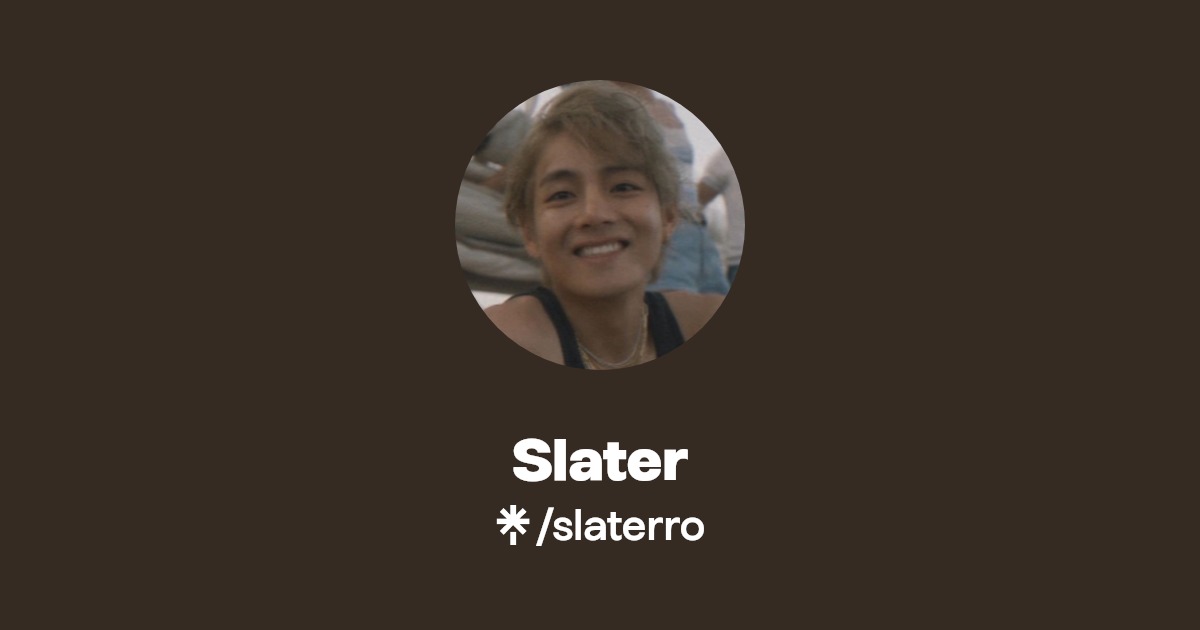 Slater Instagram, TikTok Linktree