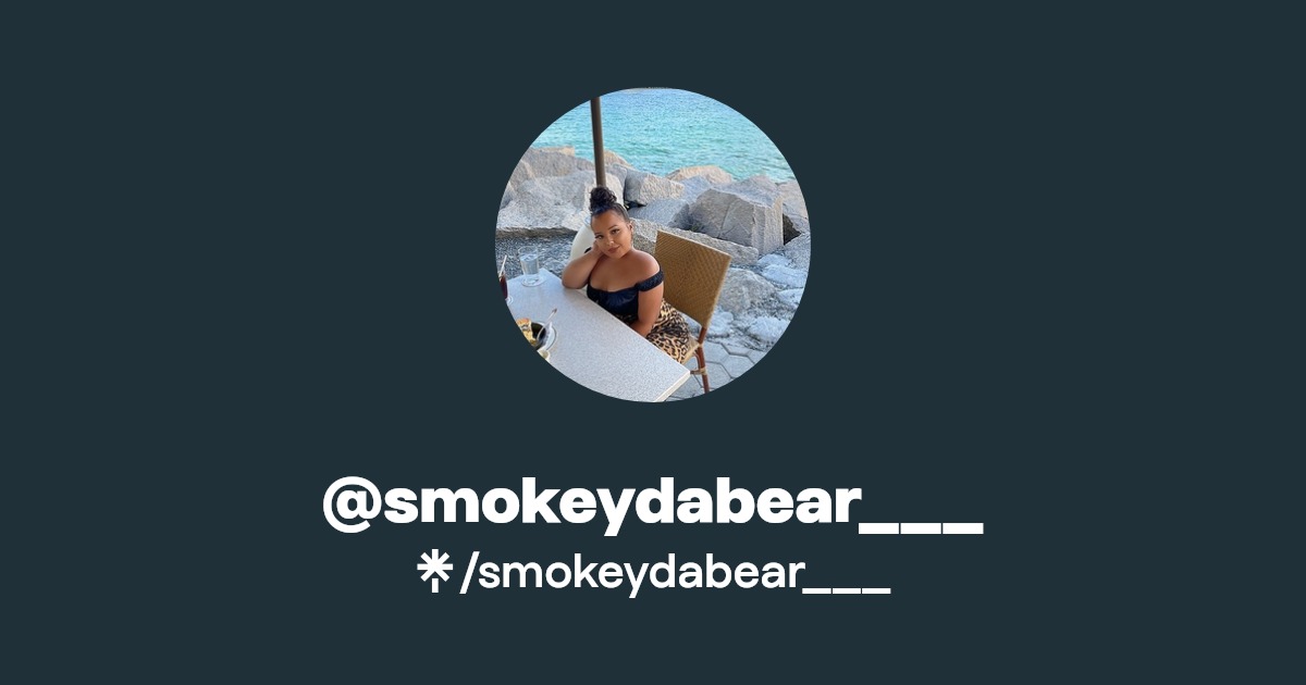 smokeydabear___ | Twitter, Instagram, TikTok | Linktree