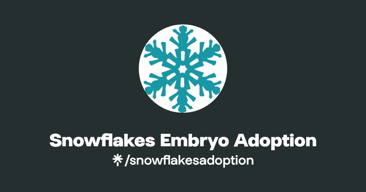 Snowflakes Embryo Adoption Facebook Linktree