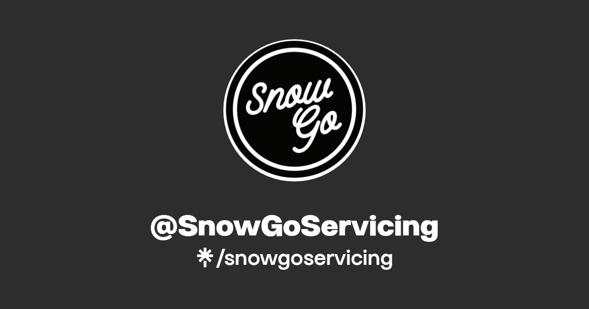 SnowGoServicing Instagram, Facebook, TikTok Linktree