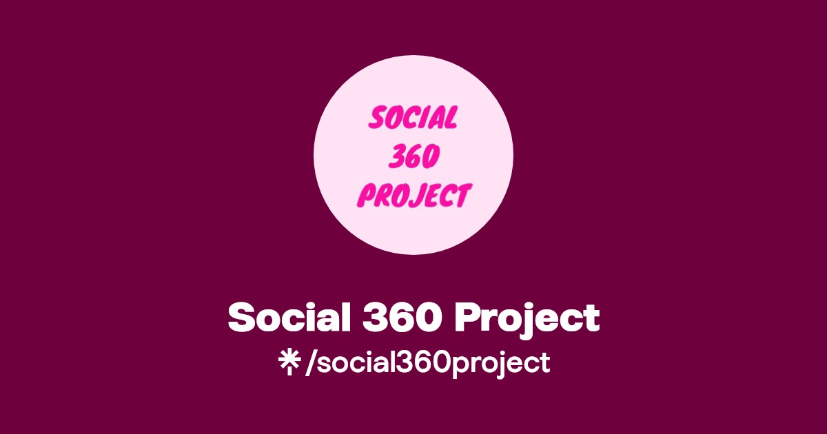 Social 360 Project Linktree