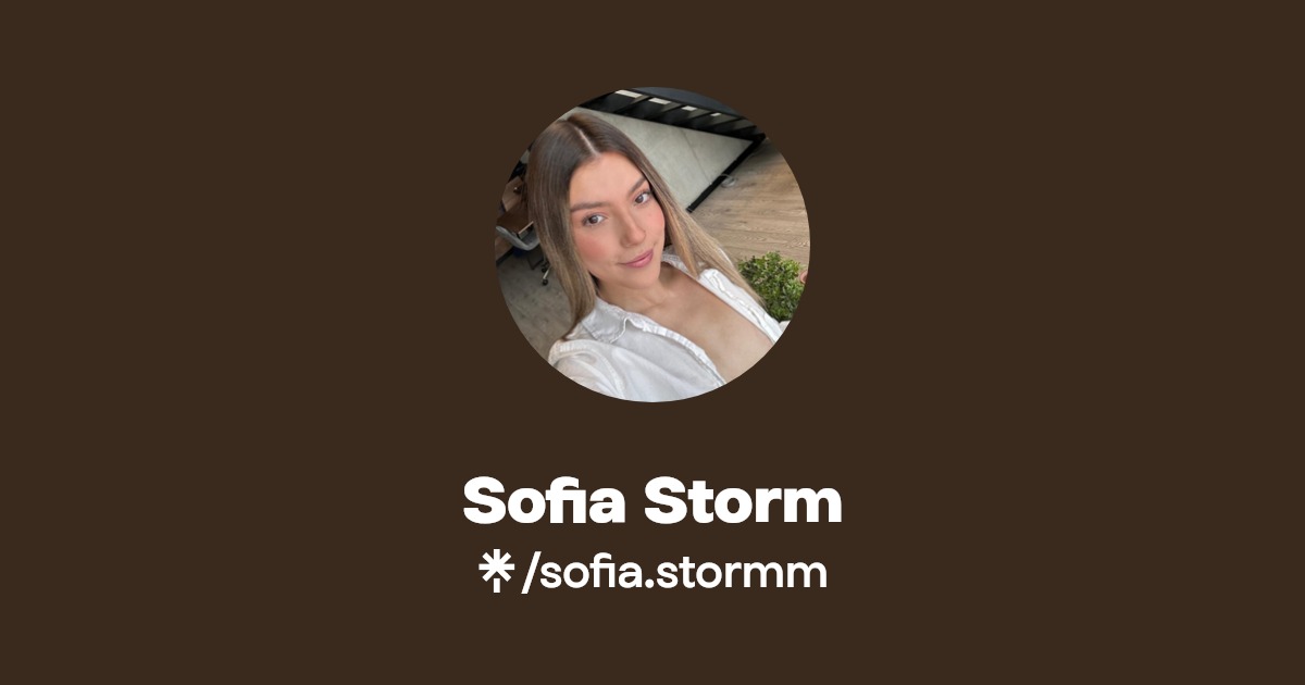 Sofia Storm - Find Sofia Storm Onlyfans - Linktree