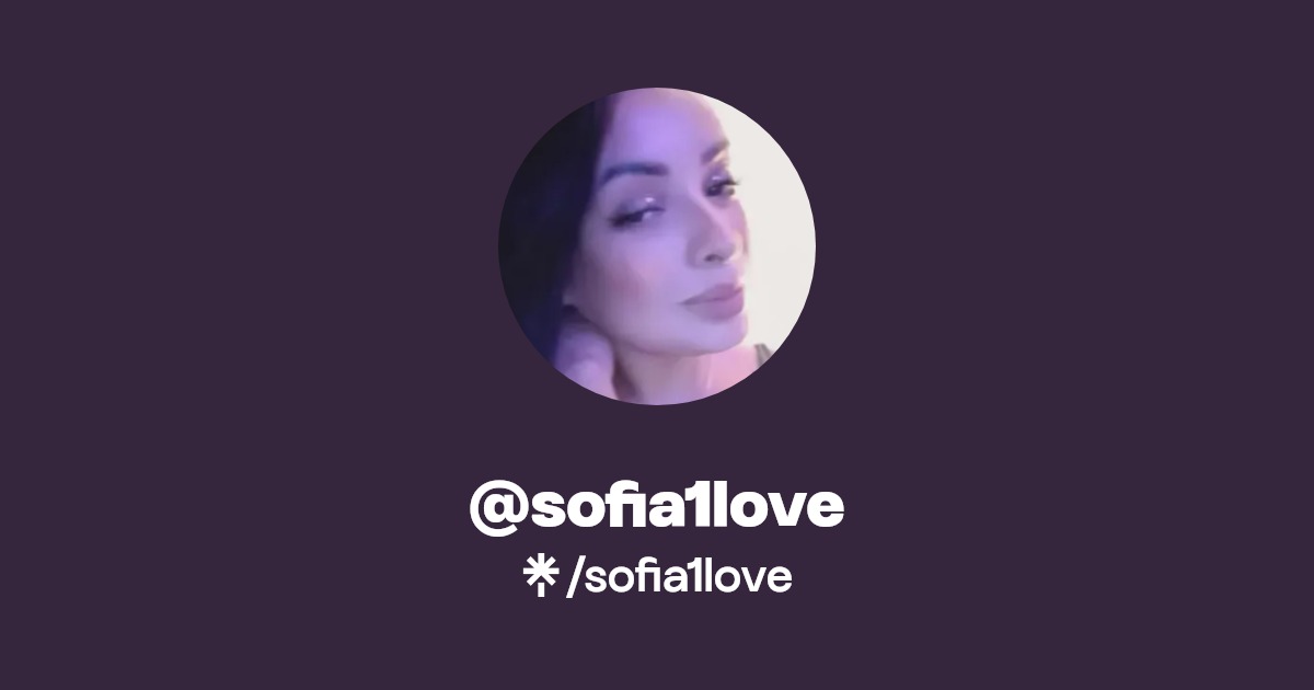 sofia1love | Instagram | Linktree