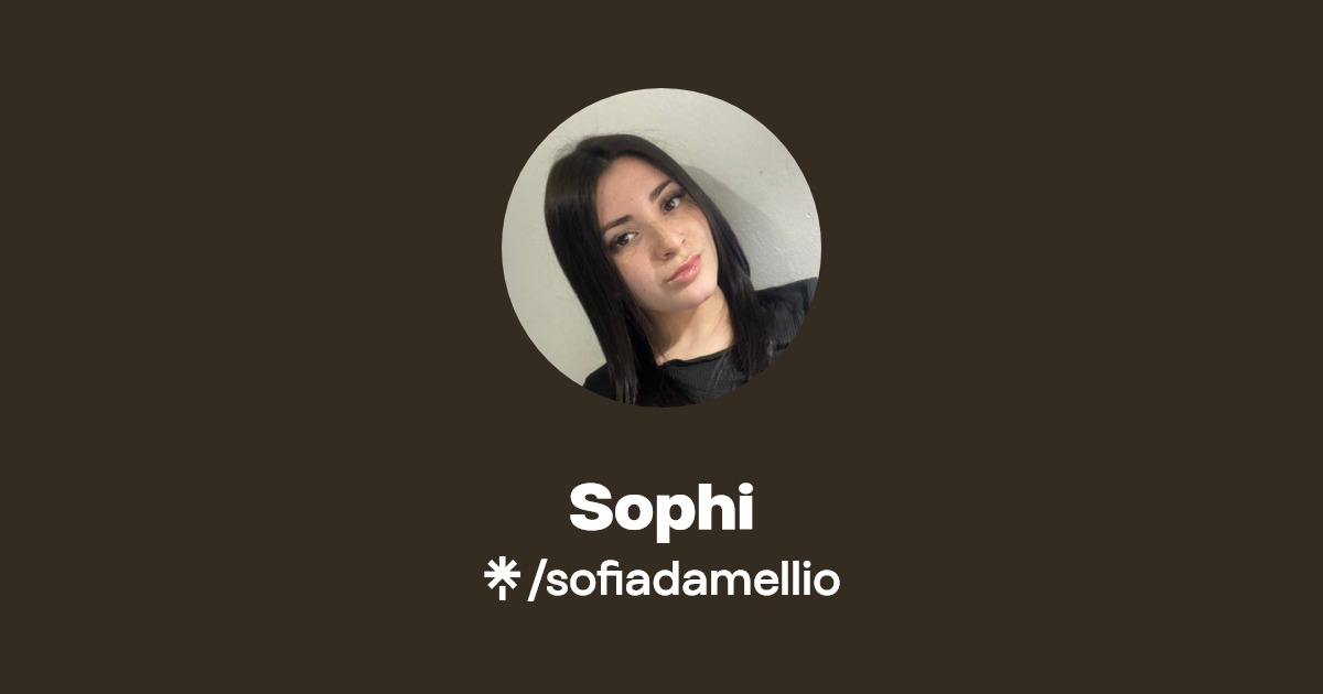 Sophi - Find Sophi Onlyfans - Linktree