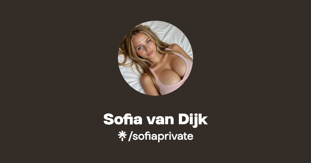 Sofia van Dijk | Linktree