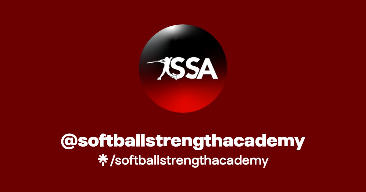softballstrengthacademy Instagram, Facebook, TikTok Linktree