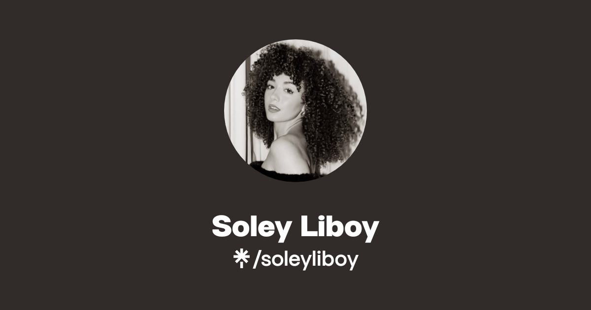 Soley Liboy | Instagram, TikTok | Linktree