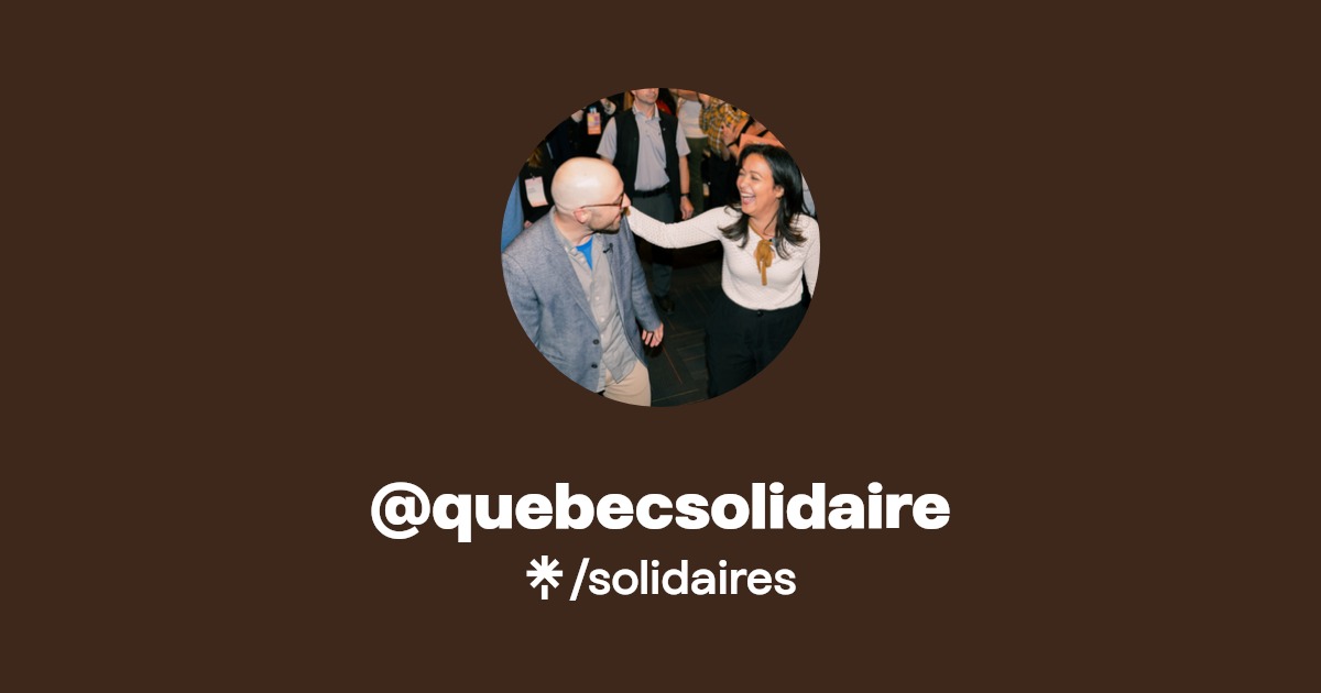Linktr.ee de Québec solidaire Linktree