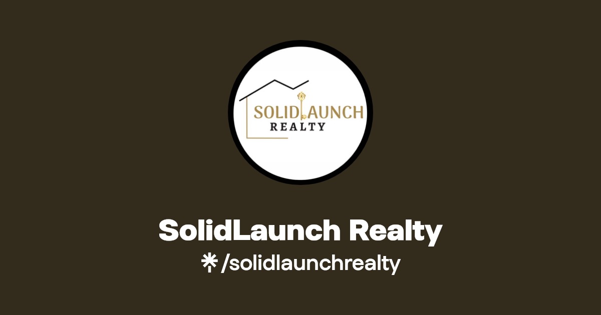 SolidLaunch Realty Instagram, TikTok Linktree