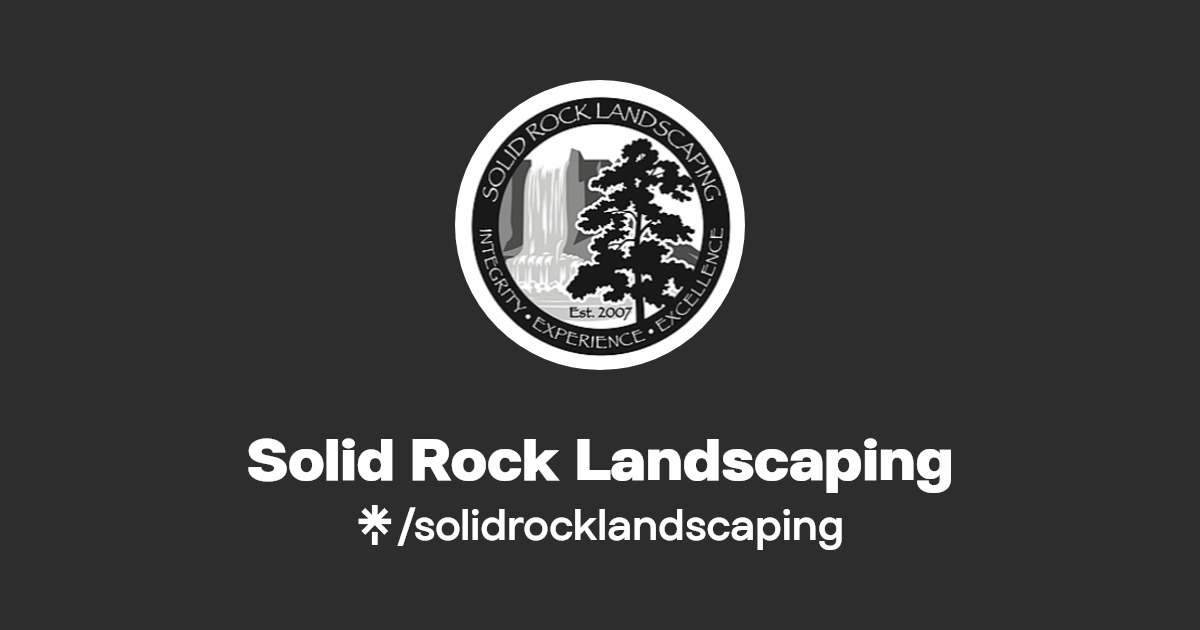 Solid Rock Landscaping Instagram, Facebook Linktree