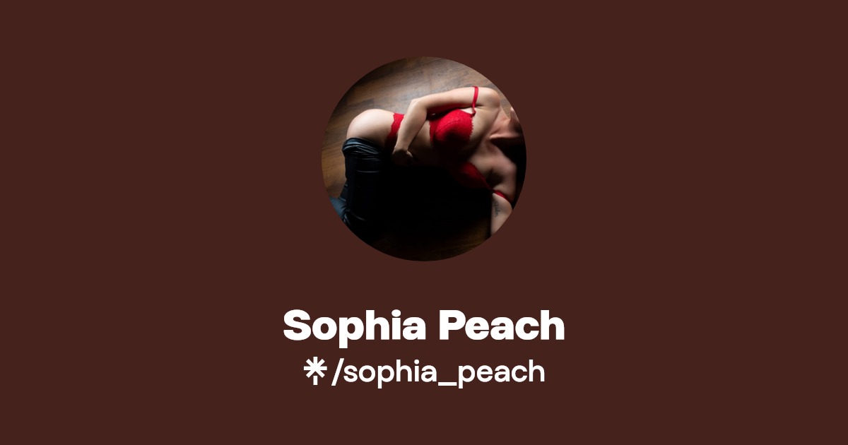 Sophia Peach Sophiapeach Sophiepeaches Nude Leaks Onlyfans Fapeza | My