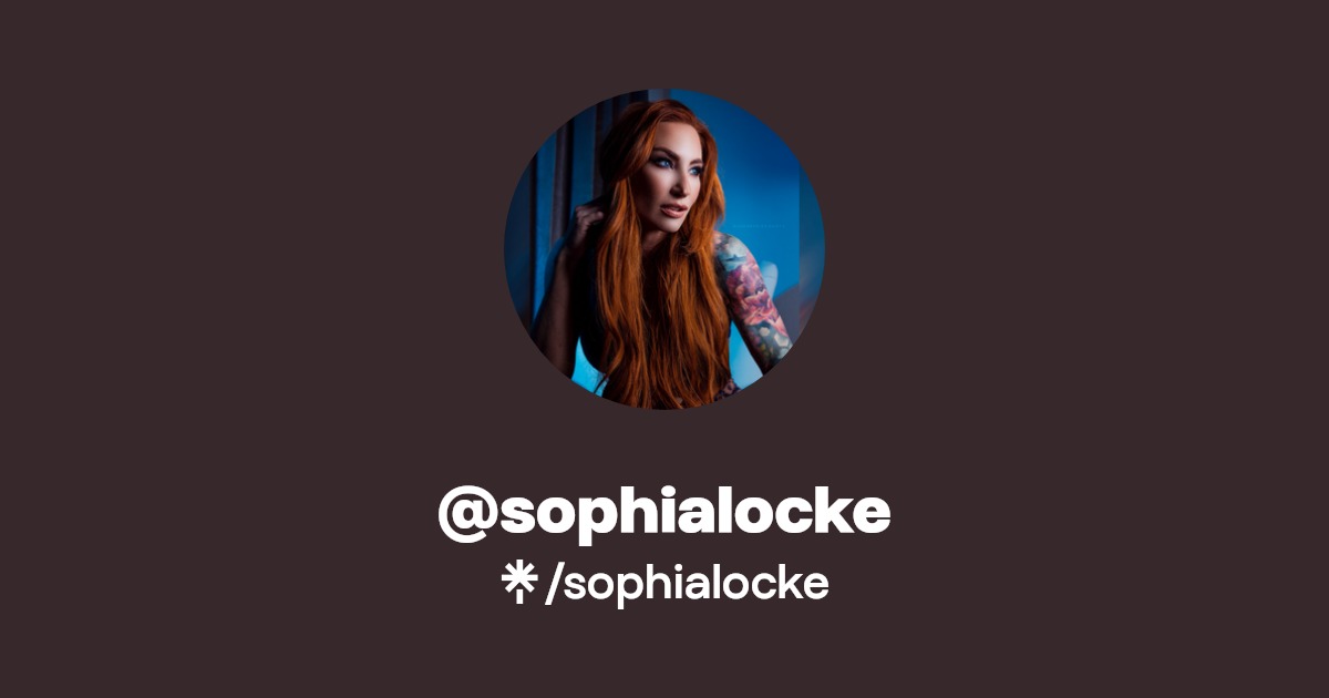 sophialocke - Find @sophialocke Onlyfans - Linktree
