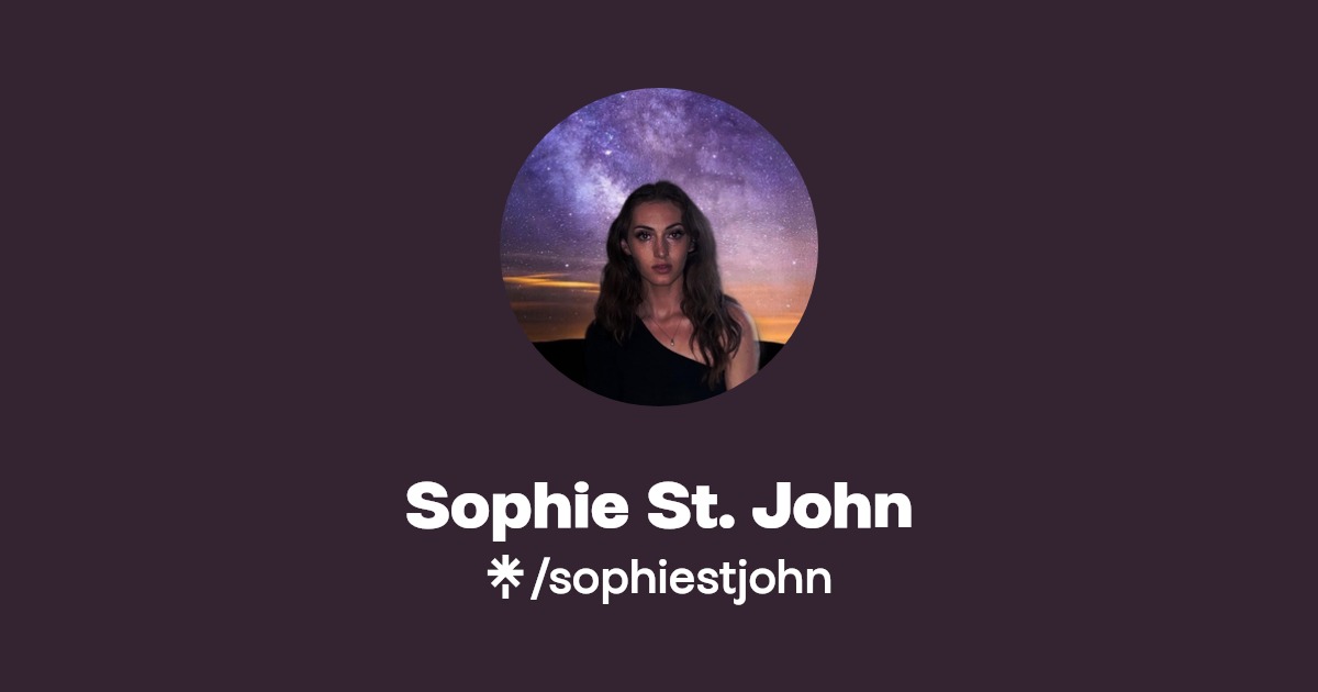 Sophie St. John Instagram Linktree