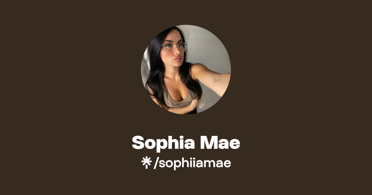 Sophia Mae - Find Sophia Mae Onlyfans - Linktree