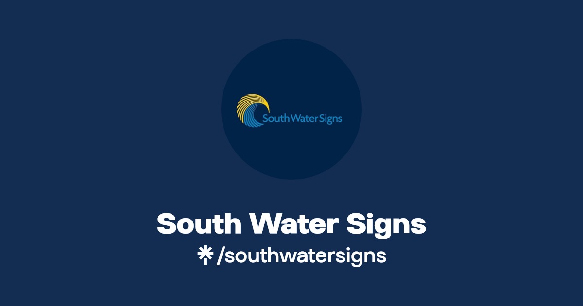 South Water Signs Instagram, Facebook Linktree