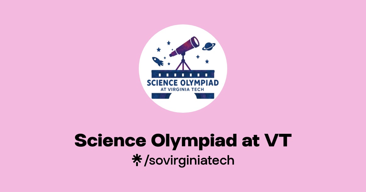 Science Olympiad at VT Instagram Linktree