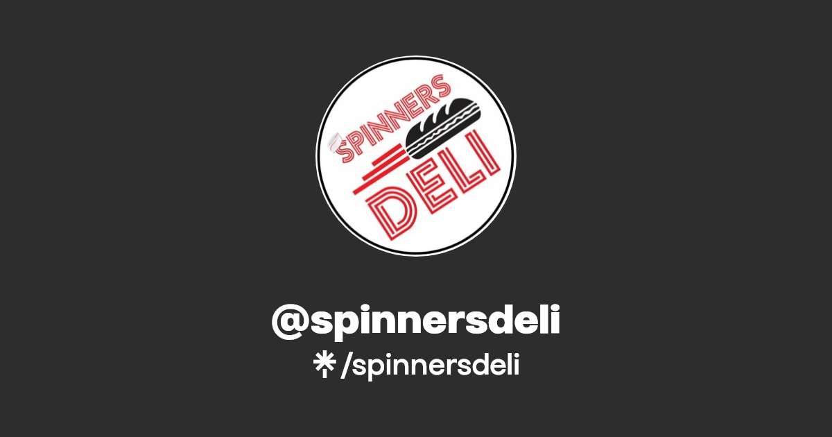 spinnersdeli Instagram, Facebook Linktree